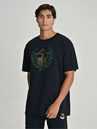 ERKEK KOLEJ ÇELENK LOGOLU TSHIRT