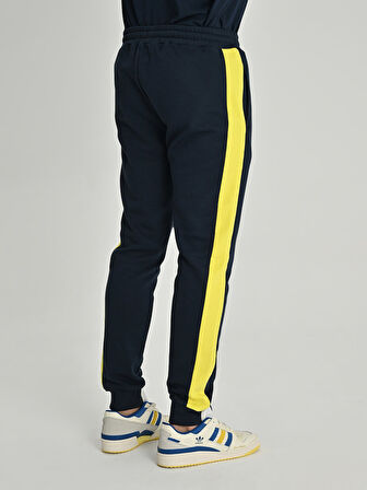 ERKEK KOLEJ SARI LACİVERT LOGOLU TEK 