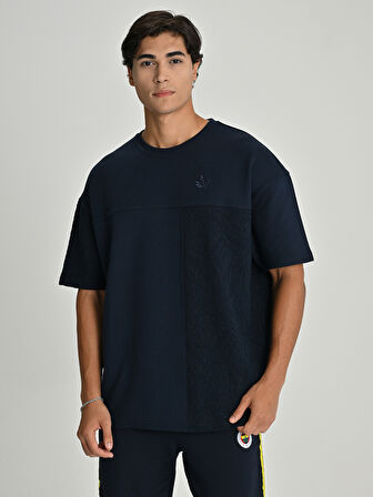 ERKEK TREND PALAMUT PATTERN TSHIRT