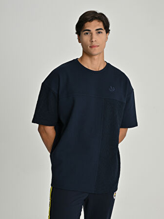 ERKEK TREND PALAMUT PATTERN TSHIRT