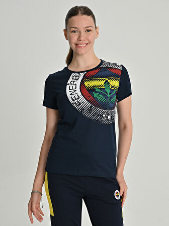 KADIN TRIBUN 6 RENK LOGOLU TSHIRT