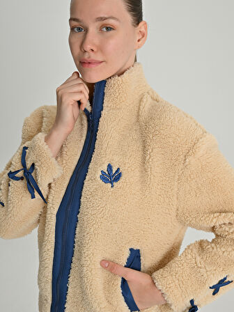 KADIN TREND MİKRO DETAYLI PELUŞ SWEAT