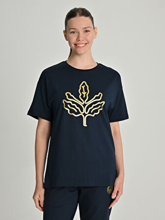 KADIN TREND GOLD PALAMUT TSHIRT