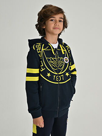 ÇOCUK TRIBUN TEK RENK LOGOLU SWEAT