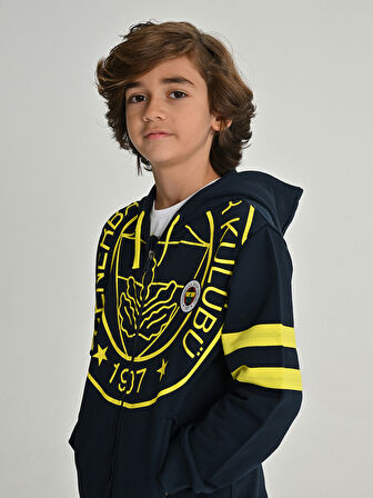 ÇOCUK TRIBUN TEK RENK LOGOLU SWEAT