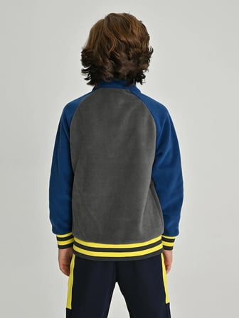 ÇOCUK TRIBUN REGLAN KOL DETAYLI SWEAT