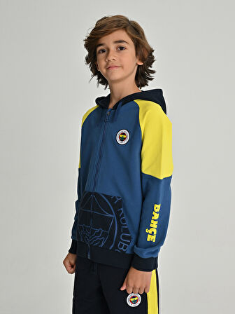 ÇOCUK TRIBUN SARI LACİVERT SWEAT