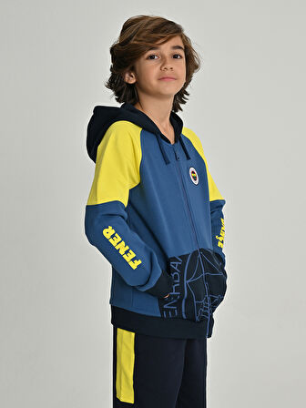 ÇOCUK TRIBUN SARI LACİVERT SWEAT