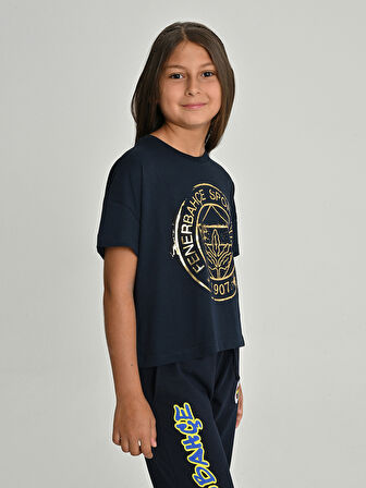 ÇOCUK TRIBUN GOLD LOGOLU TSHIRT