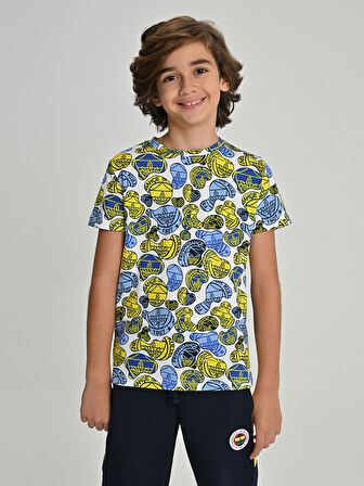 ÇOCUK TRIBUN LOGO PATTERNLİ TSHIRT