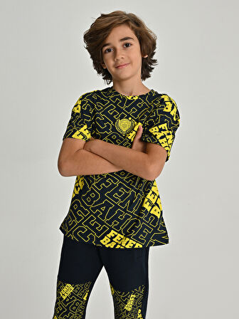 ÇOCUK KOLEJ FENERBAHÇE PATTERN TSHIRT