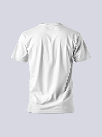 BASKET ŞAMPİYONLUK KUPA BEYAZ TSHIRT 