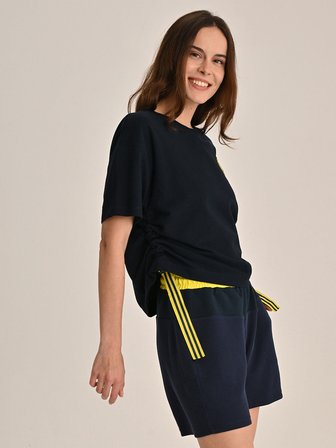 KADIN TRIBUN EKSTRAFOR DETAYLI TSHIRT