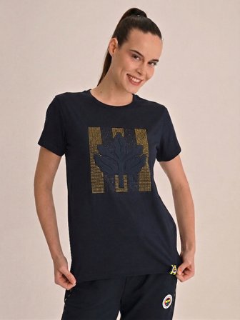 KADIN TRIBUN TAŞ BASKILI TSHIRT