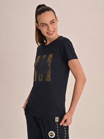 KADIN TRIBUN TAŞ BASKILI TSHIRT