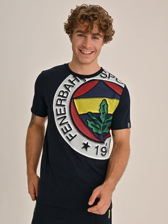 ERKEK TRIBUN ALTI RENK LOGOLU TSHIRT