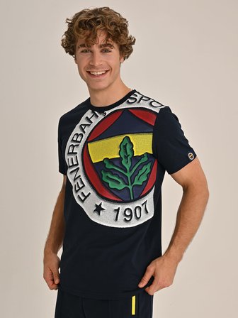 ERKEK TRIBUN ALTI RENK LOGOLU TSHIRT