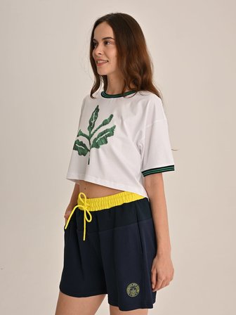 KADIN TREND YEŞİL PALAMUTLU TSHIRT