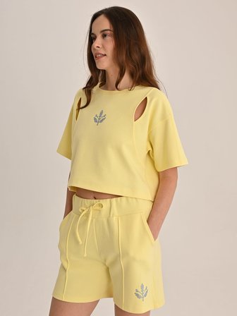 KADIN TREND TAŞ BASKILI TSHIRT