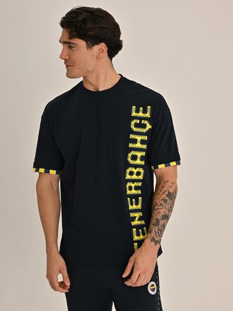 ERKEK TRIBUN NAKIŞ EFEKTLİ TSHIRT
