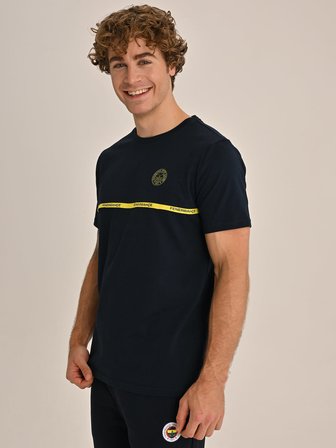 ERKEK TRIBUN BİYE DETAYLI TSHIRT