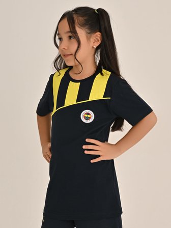 ÇOCUK TRIBUN ÇUBUK BLOKLU TSHIRT