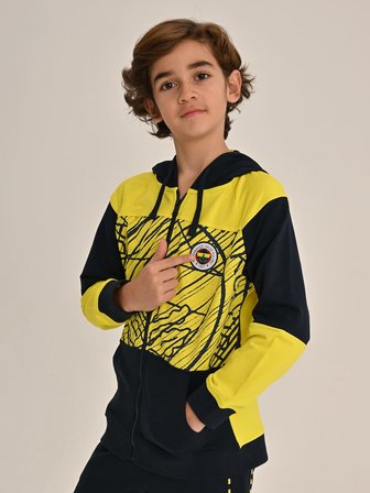ÇOCUK TRIBUN BRUSH DETAYLI SWEAT