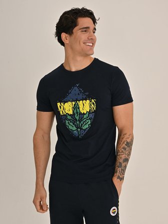ERKEK TRIBUN BRUSH DETAYLI TSHIRT