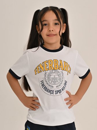ÇOCUK KOLEJ ÇELENK LOGOLU TSHIRT