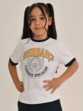 ÇOCUK KOLEJ ÇELENK LOGOLU TSHIRT