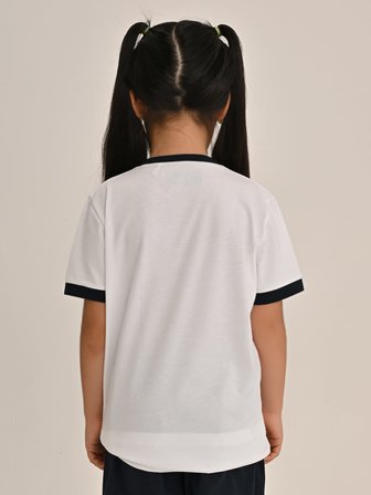 ÇOCUK KOLEJ ÇELENK LOGOLU TSHIRT