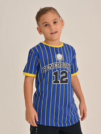 ÇOCUK KOLEJ ÇİZGİLİ TSHIRT