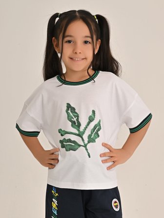 ÇOCUK TREND YEŞİL PALAMUTLU TSHIRT