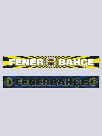 UNISEX SARI LACİVERT FENERBAHÇE ŞAL