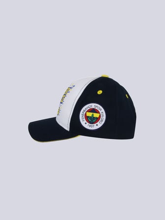 Fenerbahçe Lacivert Beyaz Konfeti Çocuk Şapka