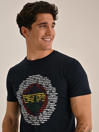 ERKEK TRIBUN MARŞ LOGO TSHIRT