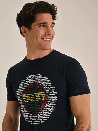 ERKEK TRIBUN MARŞ LOGO TSHIRT