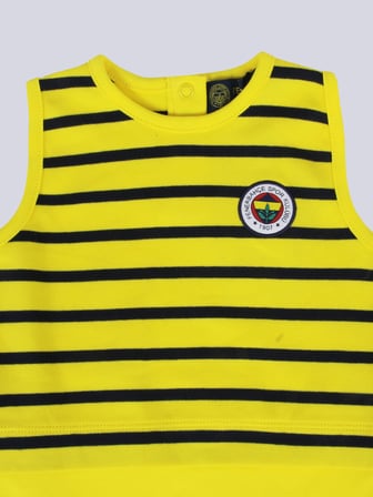 BEBEK SARI LACİVERT ŞERİTLİ BODY