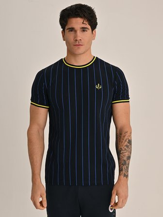 ERKEK TRIBUN İNCE ÇİZGİLİ TSHIRT