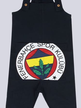 Fenerbahçe Lacivert Cep Detaylı Bebek Tulum