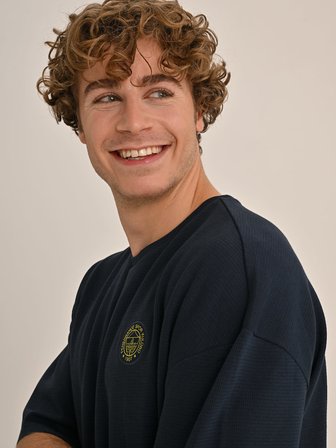 ERKEK TRIBUN WAFFLE TSHIRT