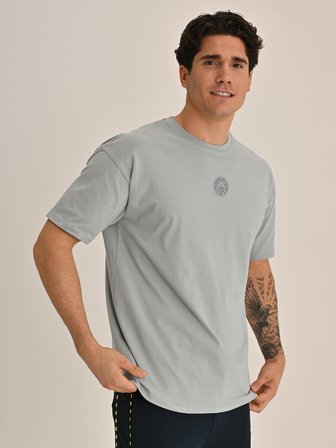 ERKEK TRIBUN YAZI DETAYLI TSHIRT