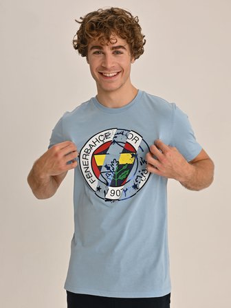 ERKEK TRIBUN İKİ LOGOLU TSHIRT