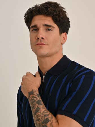 ERKEK TREND ÇİZGİLİ POLO