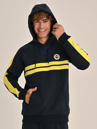 ERKEK TRIBUN SARI LACİVERT SWEAT