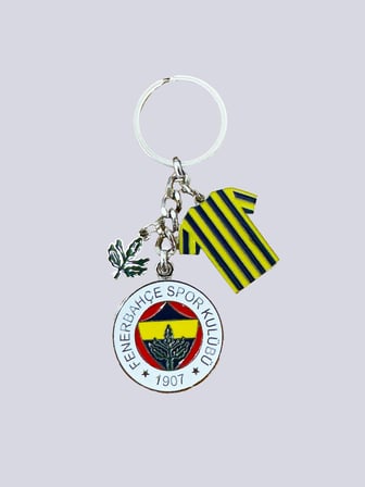 Fenerbahçe Arma Forma Palamut Metal Anahtarlık