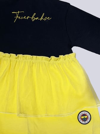 Fenerbahçe Sarı Lacivert Bebek Elbise