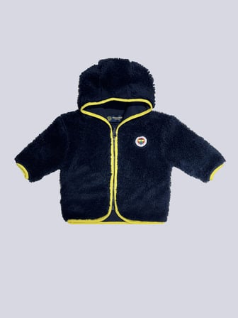 Fenerbahçe Sarı Lacivert Bebek Peluş Sweatshirt