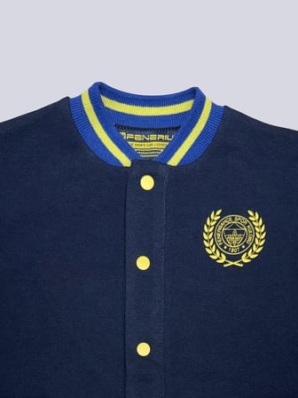 Fenerbahçe Lacivert Kolej Logolu Bebek Sweatshirt