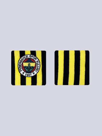 Fenerbahçe Sarı Lacivert Çubuklu Unisex Havlu Bileklik